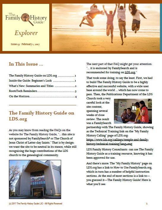 The Family History Guide