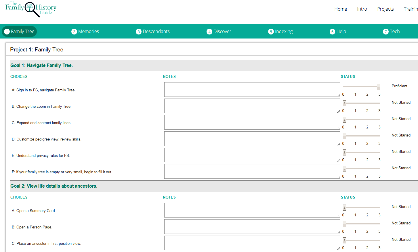 Using The Family History Guide Trackers with your Family – The Family ...